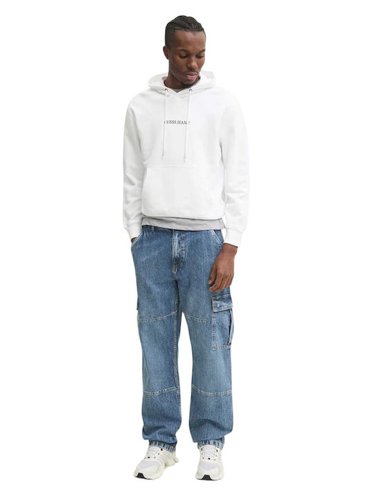 Sweatshirt with Hood White