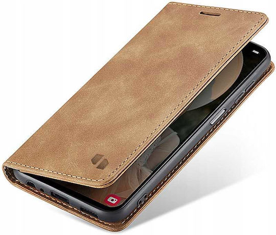 Spacecase Wallet Leder / Silikon Braun (Galaxy A55)