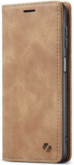 Spacecase Wallet Leder / Silikon Braun (Galaxy A55)