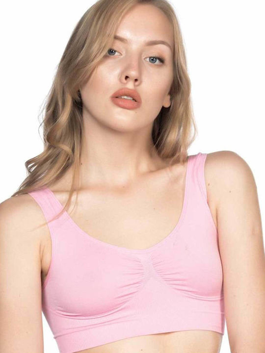 Women's Bra without Padding Pink