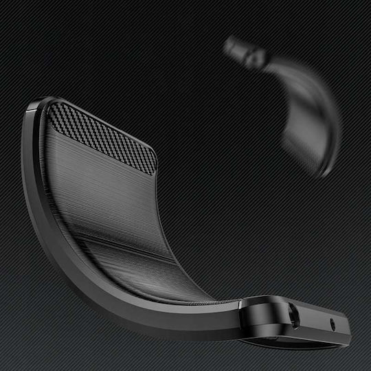 Spacecase Carbon Back Cover Σιλικόνης Μαύρο (Oppo Reno8 T)