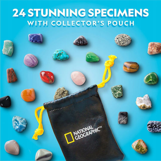 National Geographic Educational Christmas Calendar Set Discover Rocks Gemstones 24 Surprises