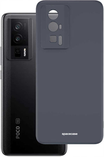 Spacecase Back Cover Silicon Negru (Poco F5 Pro)