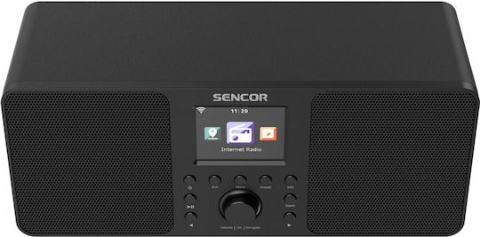 Sencor SIR 6100WDB Cu alimentare la rețea DAB+ cu Bluetooth și USB Negru