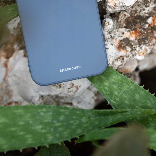 Spacecase Umschlag Rückseite Silikon Blau (Galaxy S21 5G)