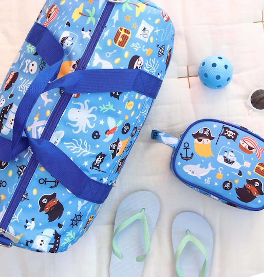 A Little Lovely Company Sack Voyage Pirates Fabric L46xW22.5xH25cm