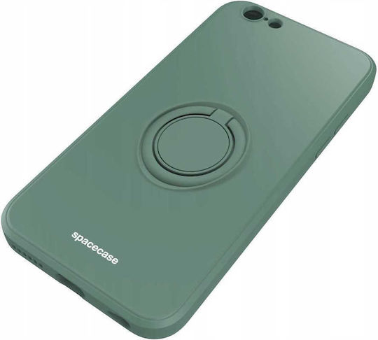 Spacecase Back Cover Σιλικόνης Πράσινο (iPhone 8/7)