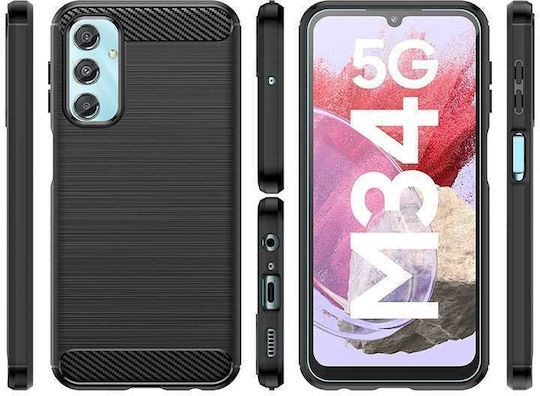 Spacecase Back Cover Σιλικόνης Μαύρο (Samsung Galaxy M34 5G)