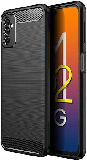 Spacecase Carbon Back Cover Σιλικόνης Μαύρο (Galaxy M52)