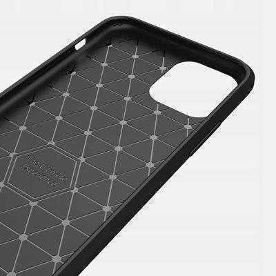 Spacecase Carbon Back Cover Μαύρο (iPhone 12 / 12 Pro)
