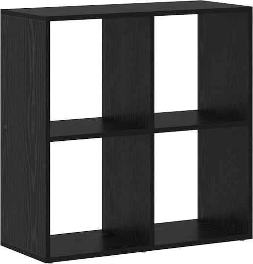 Bibliothek Schwarz Eiche 69.5x29x69.5cm