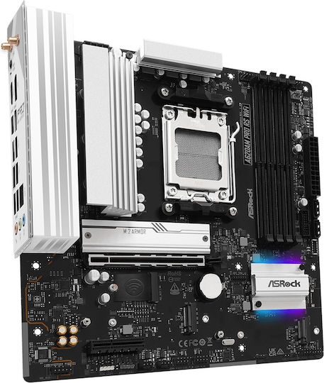 ASRock A620AM Pro RS WiFi Mainboard Micro ATX mit AMD AM5 Sockel