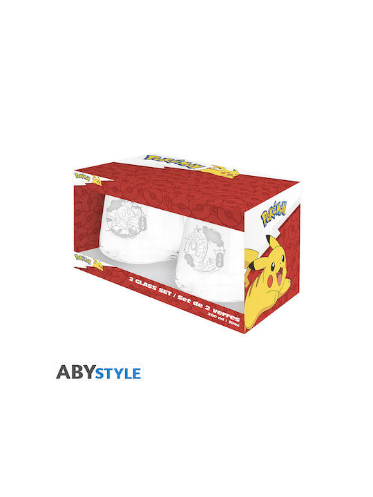 Abysse Set of Glasses Water made of Glass 2pcs