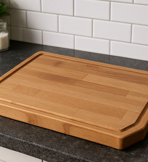 Sanitec Wooden Chopping Board 45.5x36cm