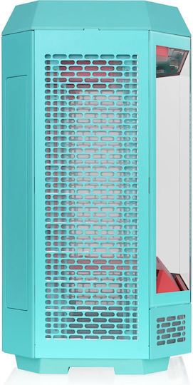 Thermaltake The Tower 600 Gaming Middle Tower Carcasă Calculator cu Fereastră Laterală Mint Strawberry
