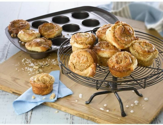 Pyrex Cupcakes/Muffins Baking Pan from Stainless Steel 12 Slots 38x25.5x3.5cm