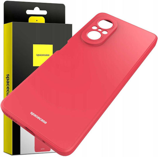 Spacecase Umschlag Rückseite Silikon Rot (Huawei Nova 9 SE)