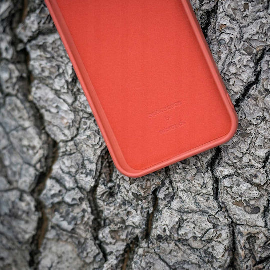 Spacecase Umschlag Rückseite Silikon Rot (Huawei Nova 9 SE)