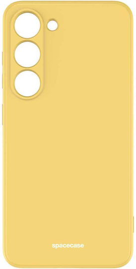 Spacecase Umschlag Rückseite Silikon Gelb (Galaxy S23)