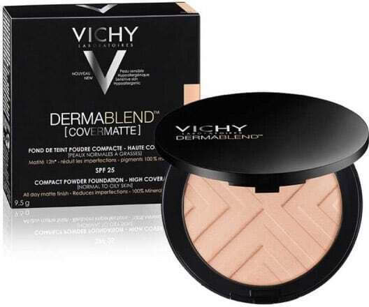 Vichy Dermablend Covermatte Compact Powder Foundation SPF25 25 Nude 9.5gr