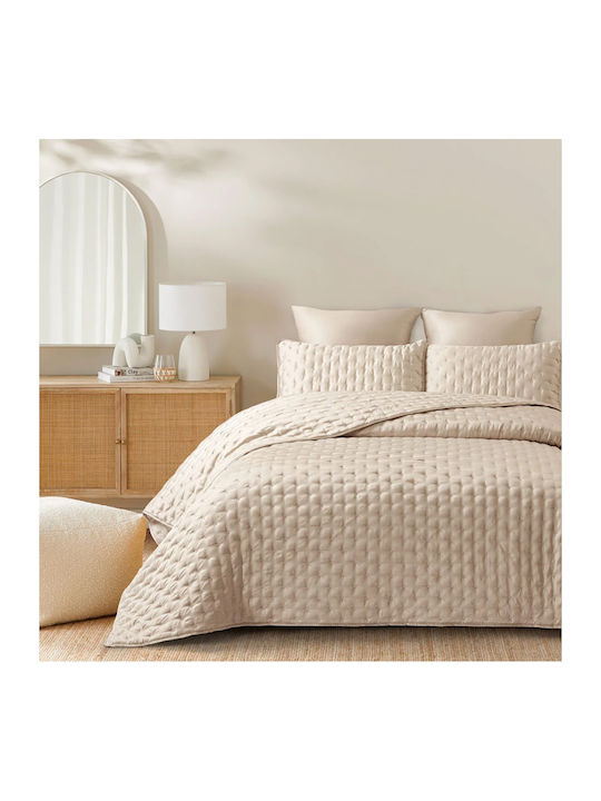 Liolios Home Κουβερλί King Size Beige 250x240cm