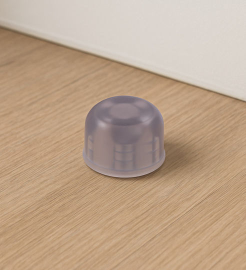 Adhesive Plastic Door Stopper Transparent
