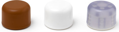 Adhesive Plastic Door Stopper White
