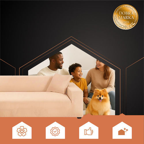 Ruhhy 26031 Beige Sofa Cover 145-185cm 18290-0