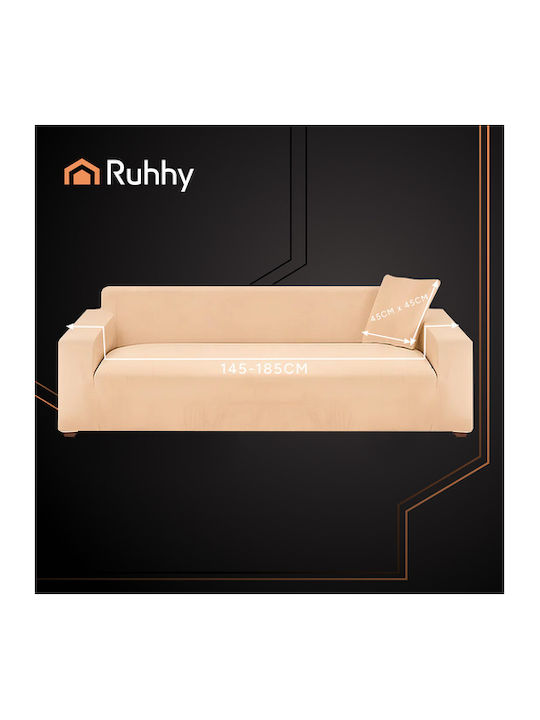 Ruhhy 26031 Beige Sofa Cover 145-185cm 18290-0