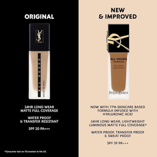Ysl All Hours Mov/alb SPF39 LN4 25ml