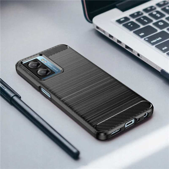 Spacecase Carbon Задна корица Черен (Oppo A57 4G)