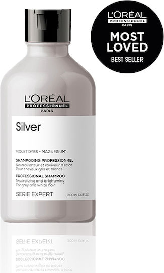 L'Oréal Professionnel Serie Expert Silver Shampoo Reconstruction/Nourishment & Hydration for Coloured Hair 300ml