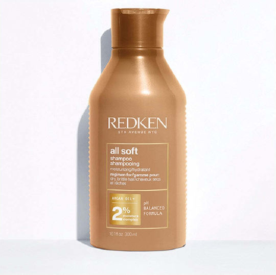 Redken All Soft Shampoos Reconstruction/Nourishment & Hydration for All Hair Types 300ml