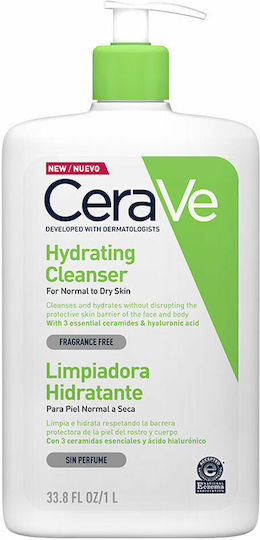 CeraVe Hydrating Cleanser Cream Cleansing Face 1000ml