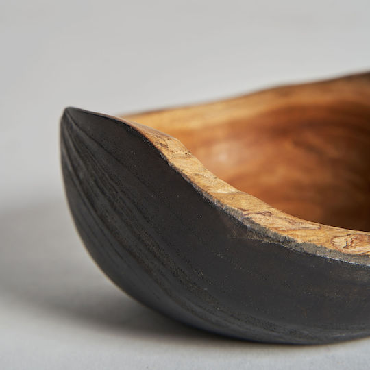Διακοσμητικός Δίσκος Ξύλο Teak Φυσικό-μαύρο Vical Bless Bowl Width 15cm Depth 15cm Height 9cm Διακοσμητικός Δίσκος Ξύλο Teak Φυσικό-μαύρο Vical Bless Bowl Width 15cm Depth 15cm Height 9cm