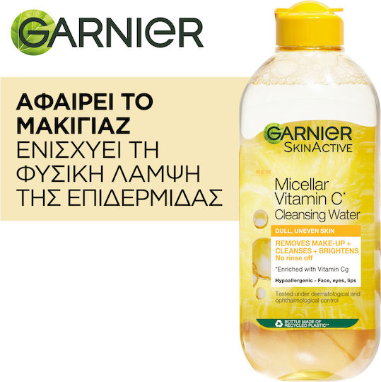 Garnier Skinactive Micellar Vitamin C Micellar Water Αφαίρεσης Μακιγιάζ Προσώπου 400ml