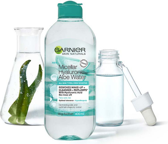 Garnier Hyaluronic Micellar Water Αφαίρεσης Μακιγιάζ Προσώπου & Ματιών 400ml