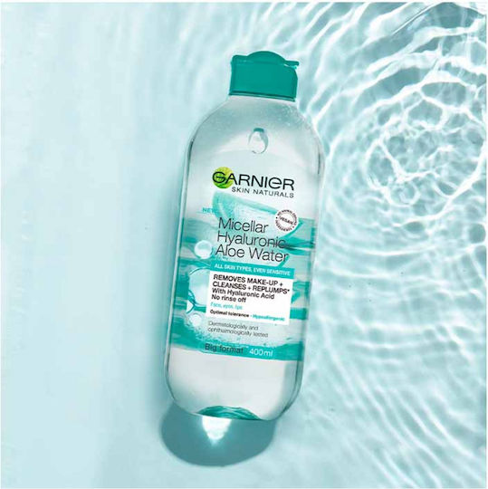 Garnier Hyaluronic Micellar Water Αφαίρεσης Μακιγιάζ Προσώπου & Ματιών 400ml