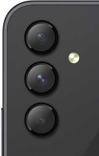 Spacecase Протектор за камера Закалено стъкло Черен за Galaxy A54 5G