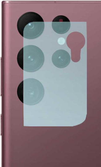 Spacecase Handy-Kameraschutz Gehärtetes Glas Transparent für das Galaxy S22 Ultra