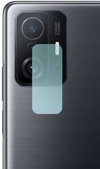 Spacecase Xiaomi 11T / 11T Pro Kamera Schutz Gehärtetes Glas Transparent