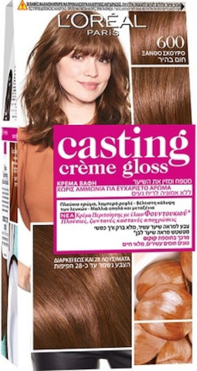 L'Oreal Paris Casting Creme Gloss Полуперманентна Боя За Коса Без Амоняк 600 Тъмноруса 48ml