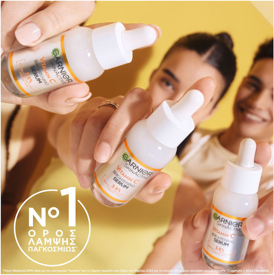 Garnier Skinactive Vitamin C Glow Booster Προσώπου με Βιταμίνη C & Νιασιναμίδη για Λάμψη & Πανάδες 30ml