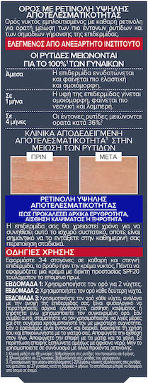 L'Oreal Paris Revitalift Laser Night Feuchtigkeitsspendend & Anti-Aging Serum Gesicht mit Retinol für Straffung 30ml