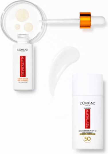 L'Oreal Paris Revitalift Clinical Feuchtigkeitsspendend & Anti-Aging Serum Gesicht mit Vitamin C & Vitamin E für Entgiftung & Strahlkraft 30ml
