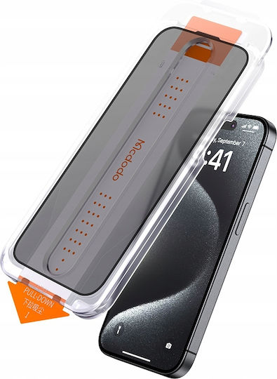 Mcdodo Tempered Glass Μαύρο (iPhone 16)