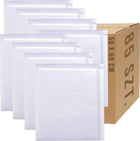 Maaleo Set Umschläge Korrespondenz mit Blasen 85Stück 50x60cm in Weiß Farbe