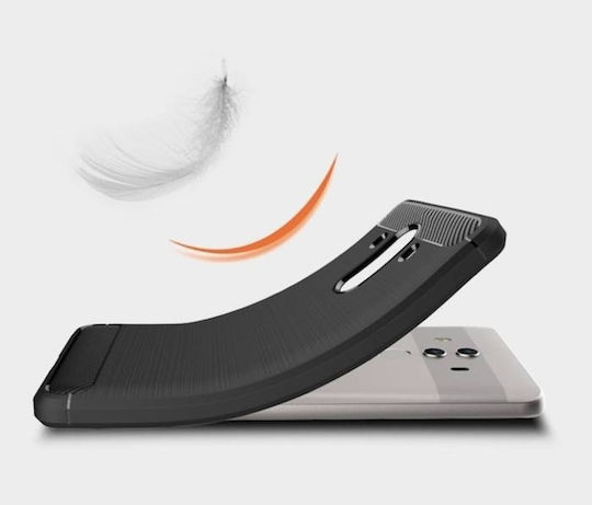 Spacecase Carbon Back Cover Silicon Negru (Huawei Mate 10 Pro)