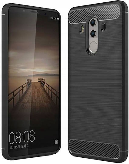 Spacecase Carbon Back Cover Silicon Negru (Huawei Mate 10 Pro)