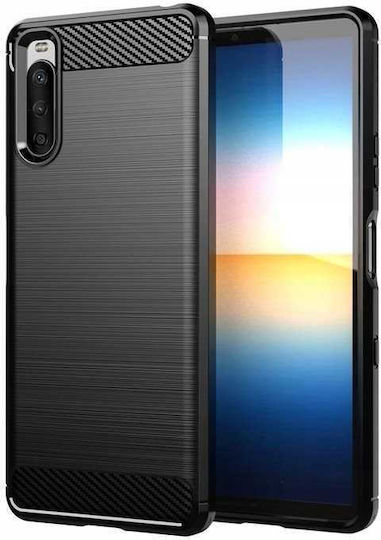 Spacecase Carbon Back Cover Negru (Xperia 10 IV)